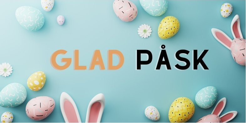 glad påsk banner