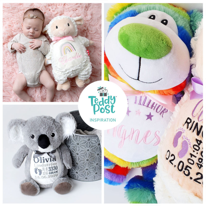 broderad nalle du gör hos teddypost